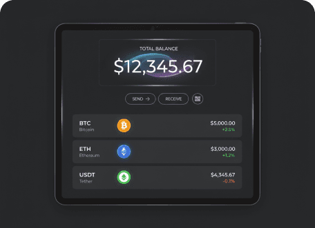 Crypto Wallet App UI